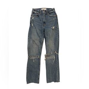 Abercrombie Jeans Curve Love Ankle Straight Ultra High Size 00
